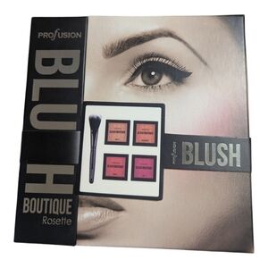 Profusion Cosmetics Blush & Brush Boutique Set - Rosette 5pcs